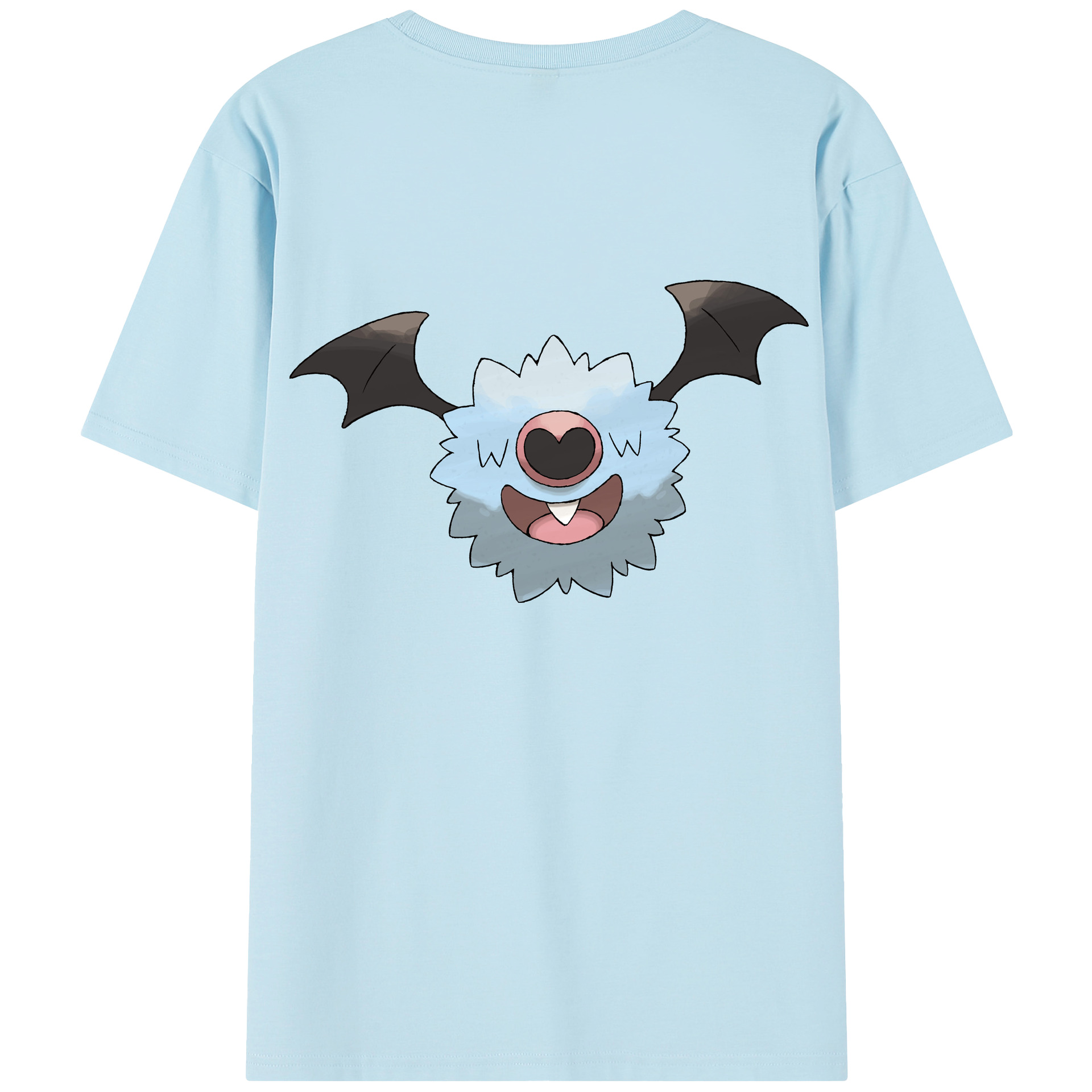 （画像用） ポケットモンスター Pokémon 綿100％半袖Tシャツ（背面プリント）